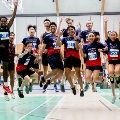19 Runners jumping for joy