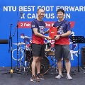 24 Participant receives a lucky draw prize from Deputy Associate Provost (Student Life), Prof Victor Yeo