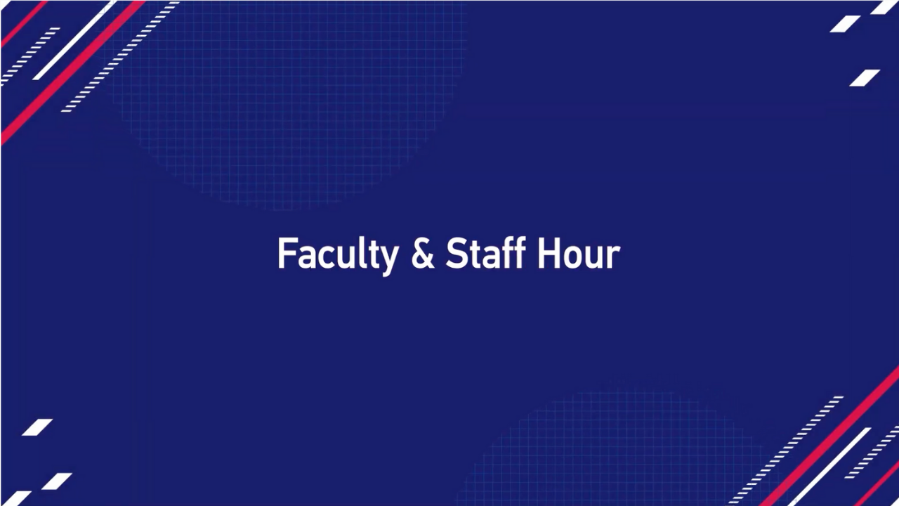 Faculty & Staff Hour Thumbnail