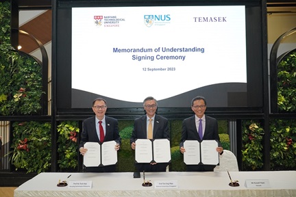 NTU-NUS-Temasek partnered a joint pilot programme