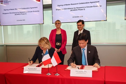 NTU deepens research and academic ties with France