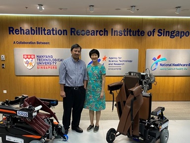 Prof Ang Wei Tech and Prof Karen Chua