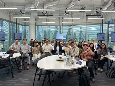 group photo of cradle connects Exploring Careers Research Collaborations in Singapore & Beyond