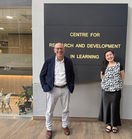 Professor Yuri Bozzi and Professor Annabel Chen