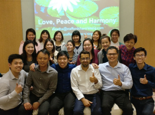 International Trading Programme students posing for a fun group photo