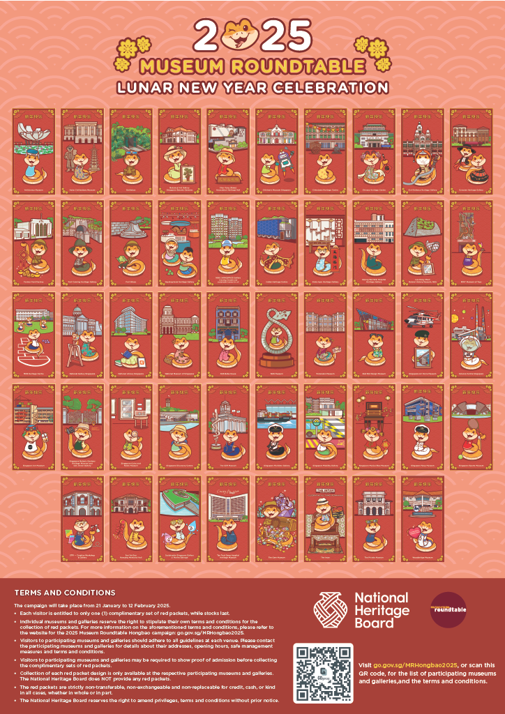 Luna New Year Hong Bao Collection Chinese Heritage Centre NTU Singapore