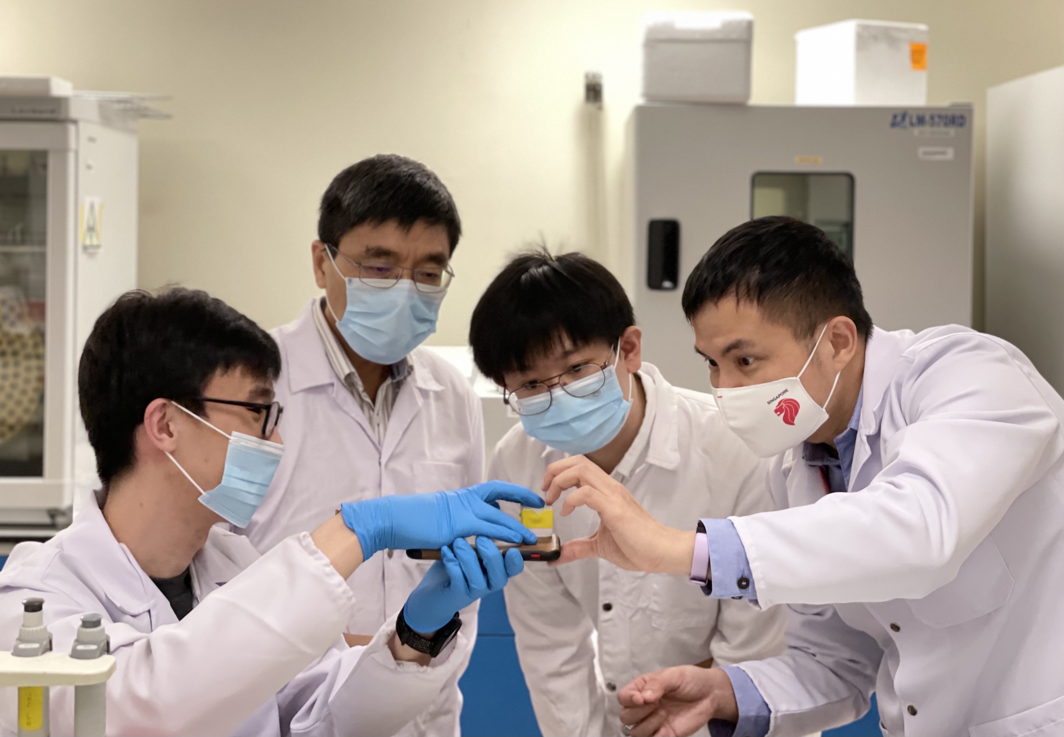 A group of scientists and researchers from NTU