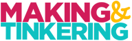 Logo of Making (Red) & Tinkering (Blue)