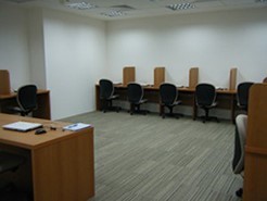 A survey/testing room at Culture Science Innovations, Nanyang Technological University