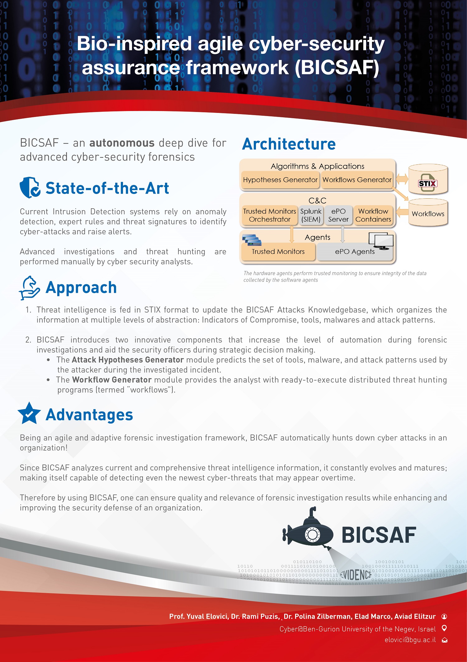 Bio-inspired agile cyber-security assurance framework (BICSAF)