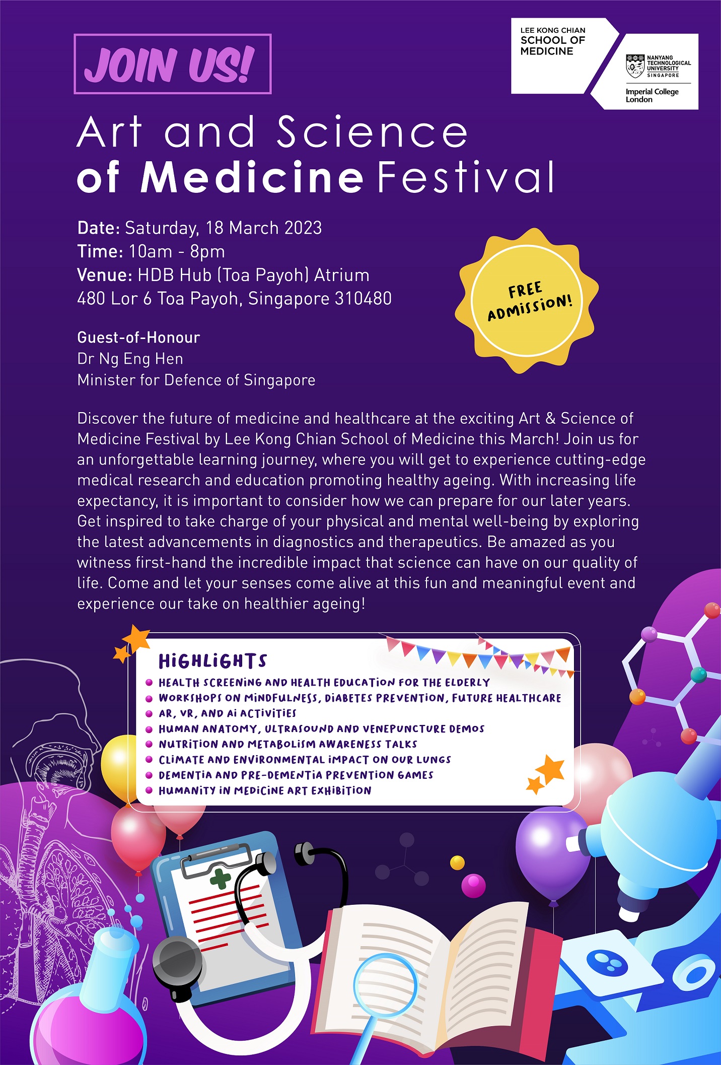 LKCMedicine Art and Science of Medicine Festival
