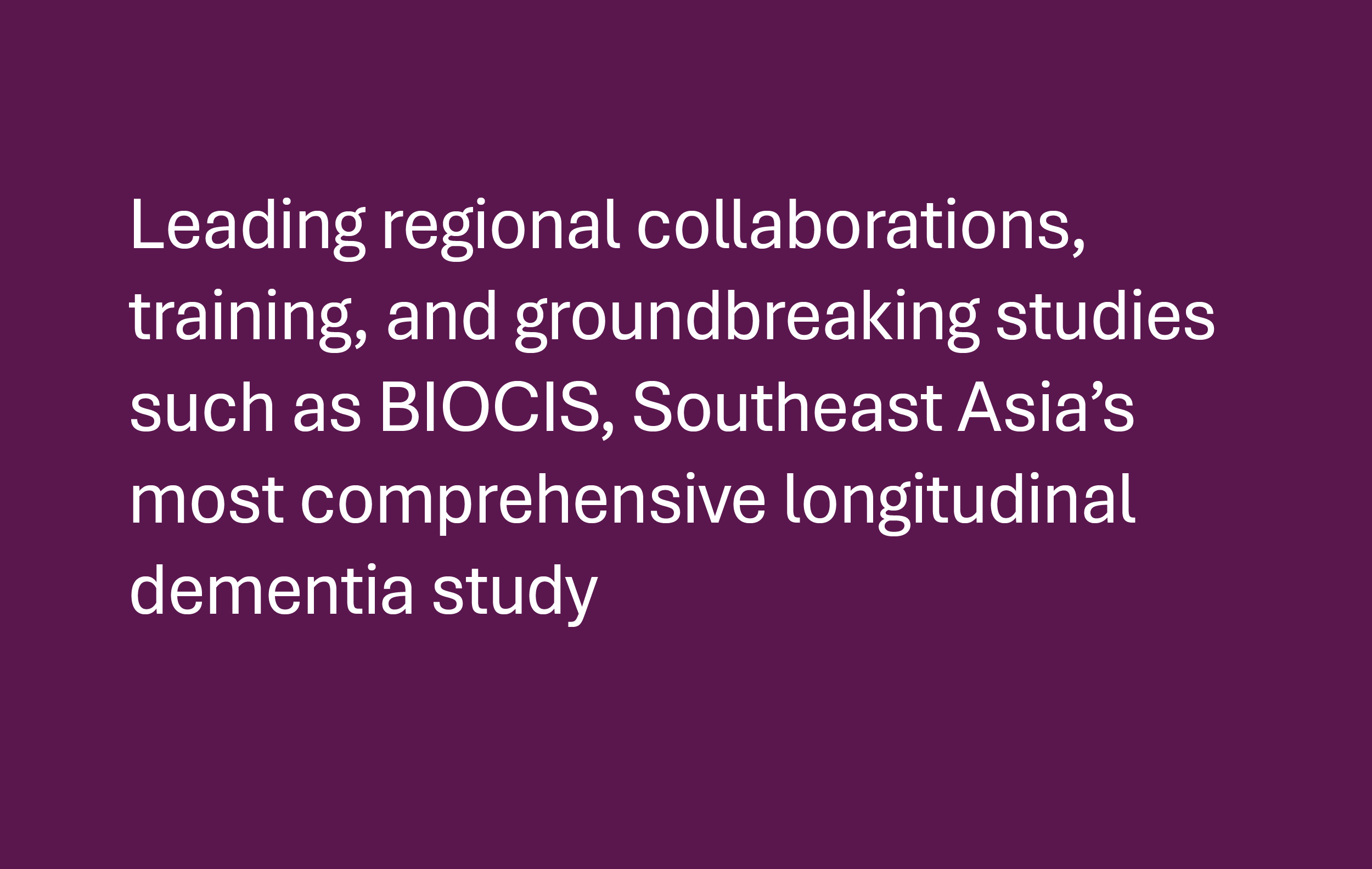 Dementia Research Centre Singapore