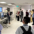 Mr Terry Teo sharing the progress achieved in situational awareness measurement in Human-Machine Interactions in the Radar Simulator lab.