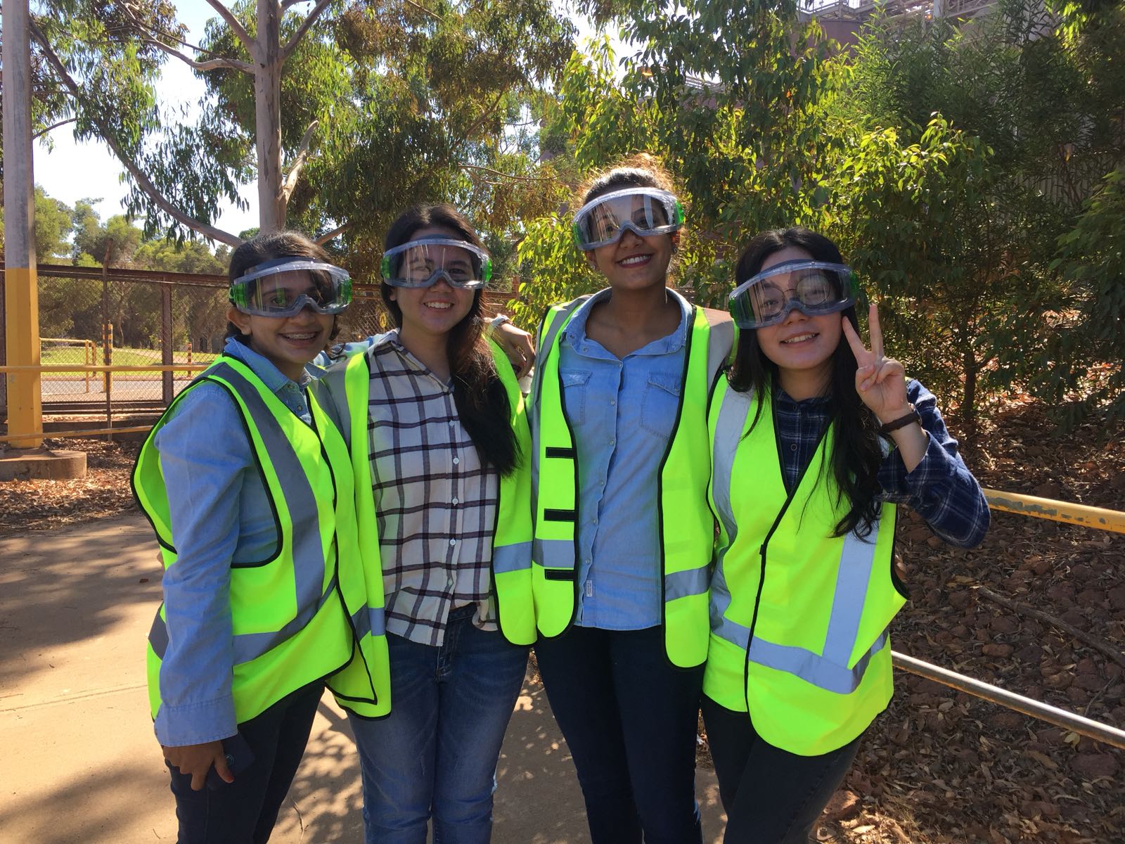 International Trading Programme students on a site visit in Perth, 2018