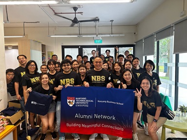 NTU NBS Alumni Association_Spreading Love Together event