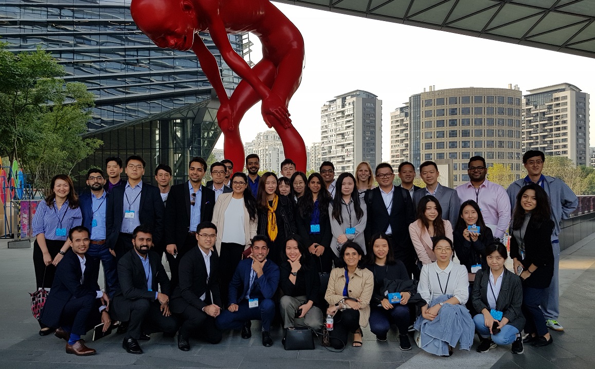 Nanyang MBA students visiting Ant Financial, Hangzhou 2019