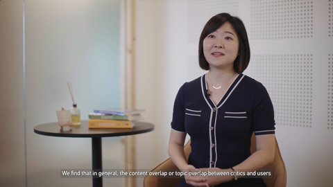 Eunsoo Kim talking about content overlap