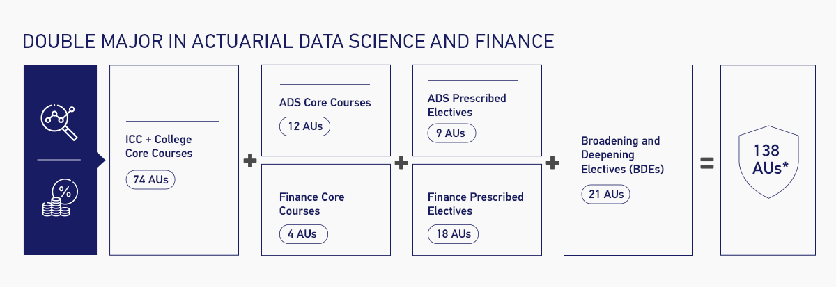 Double Major in Actuarial Data Science and Finance Overview