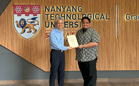 Research Excellence Award (Year 3 Winner) by the Interdisciplinary Graduate Programme, NTU Graduate College, Nanyang Technological University Singapore for AY2024-2025