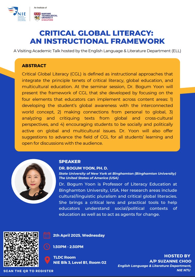 Critical Global Literacy An Instructional Framework