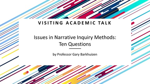 Talk by Prof Barkhuizen