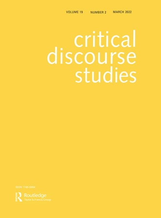 Critical Discourse Studies (Mar22)
