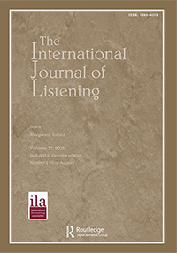 Int Journal of Listening