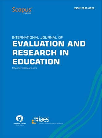 International Journal of Evaluation and Research in Education (IJERE)