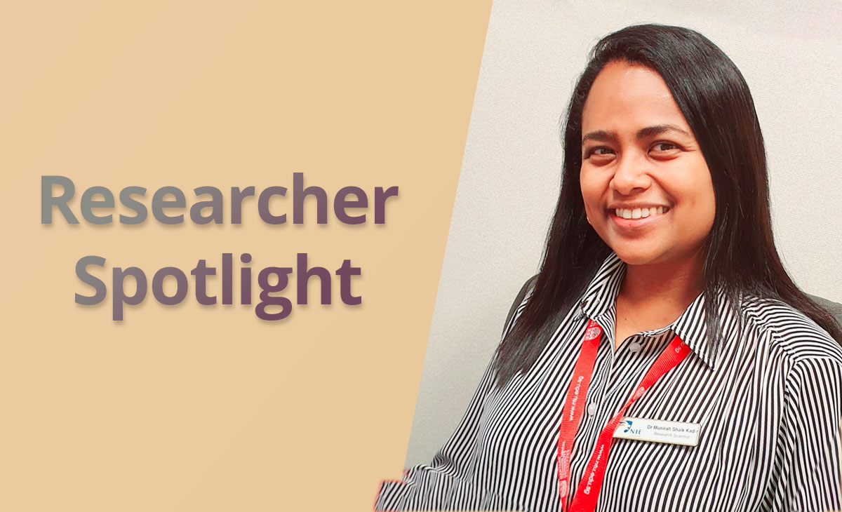 Researcher in the Spotlight Dr Munirah Shaik Kadir, Education Research
