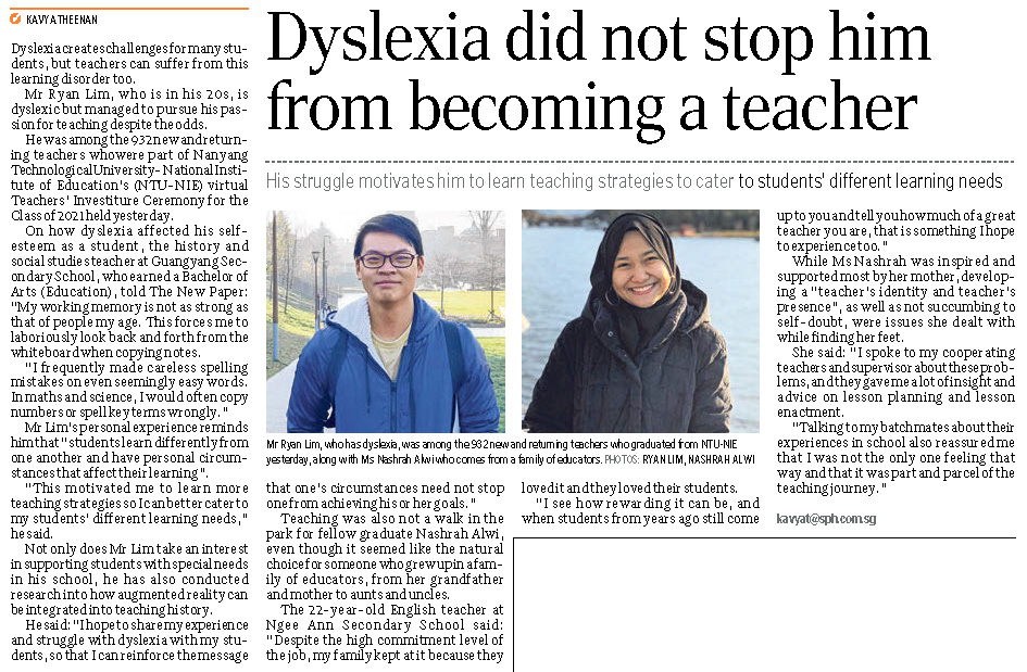 20210708 Dyslexia did not stop him