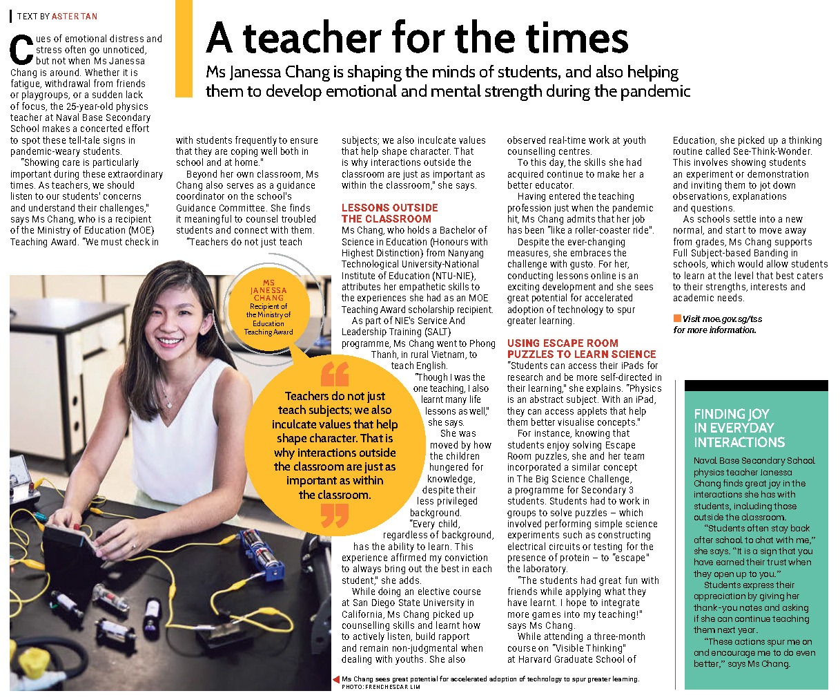 20220108 A teacher for the times
