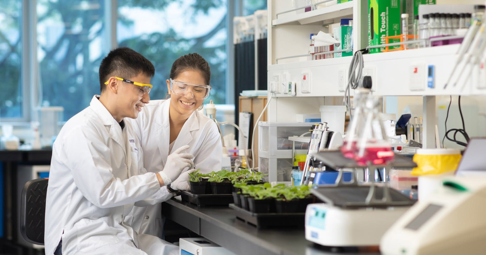Students in lab