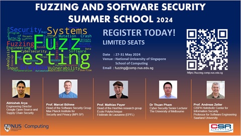 Fuzzing and Software Security Summer School 2024