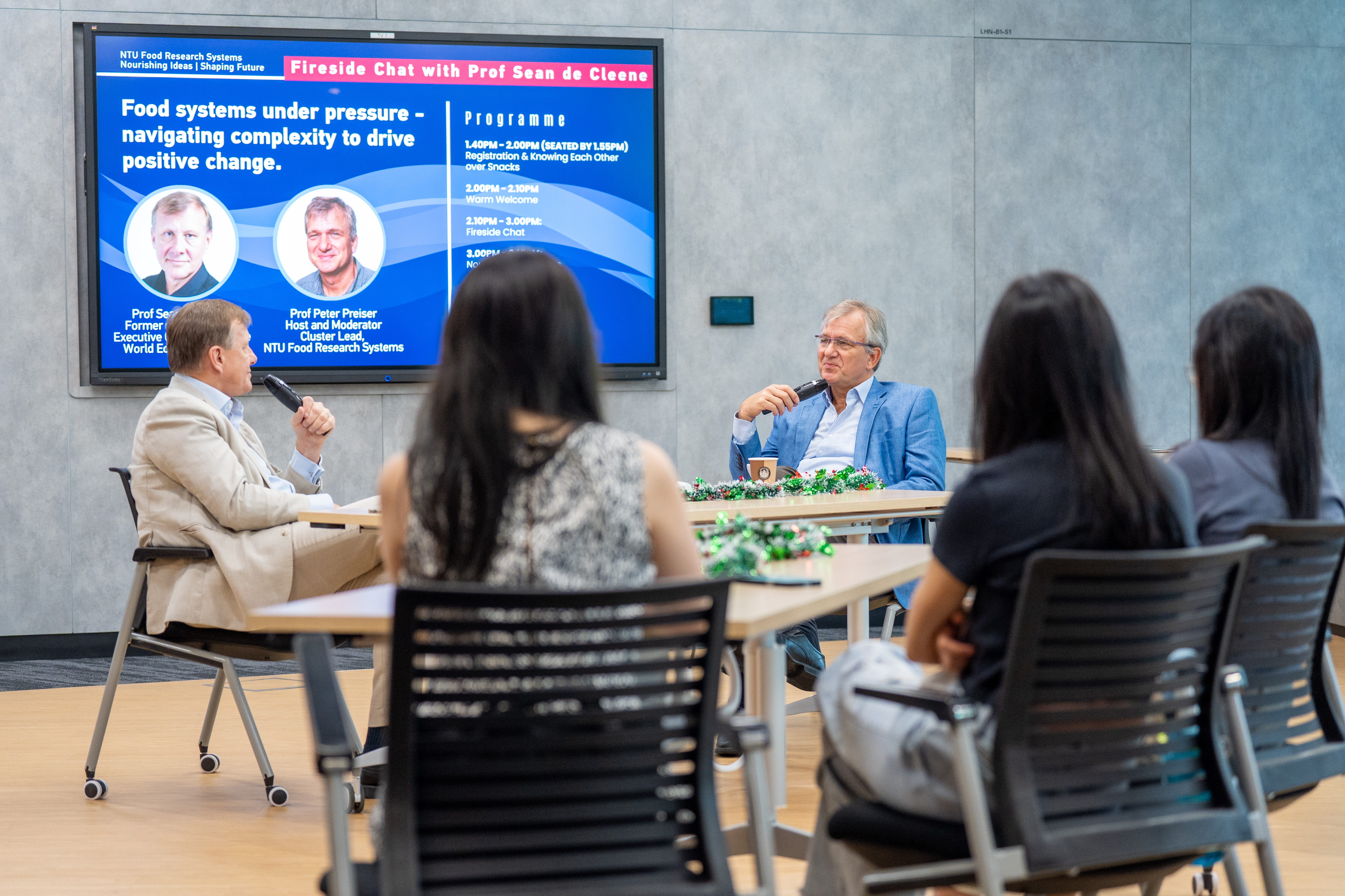 Fireside Chat with Prof Sean de Cleene, moderated by Prof Peter Preiser