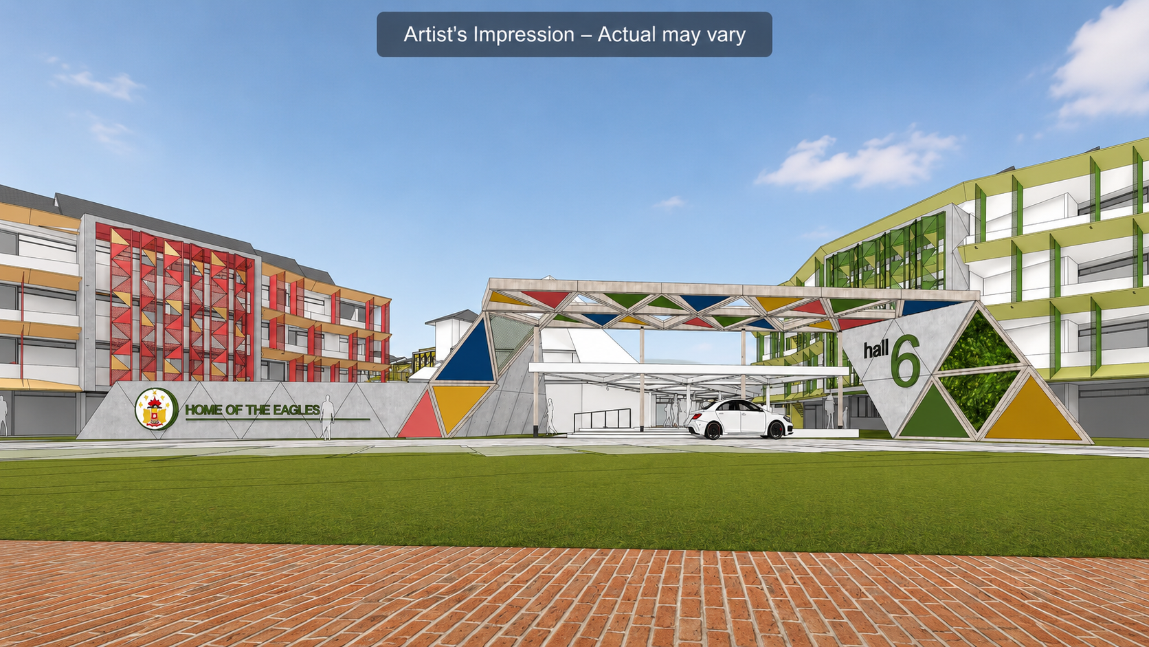 Hall 6 Entrance (Artist Impression)