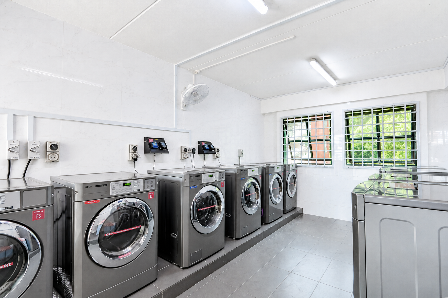 Hall 9 Laundry Room