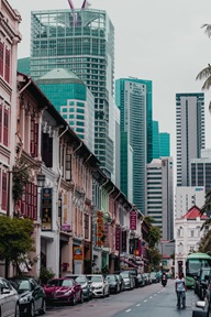 A view of Singapore's CDB district