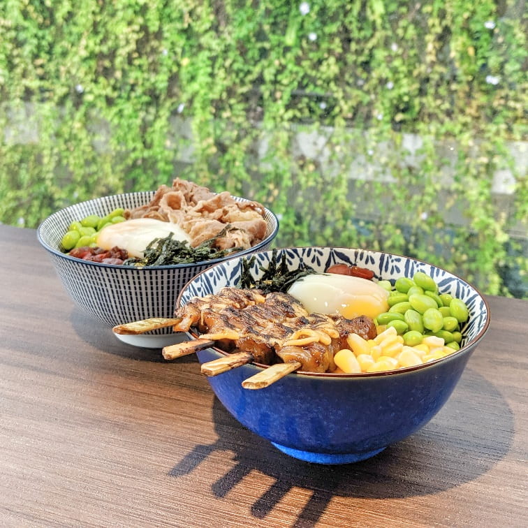 Signature Japanese rice bowls