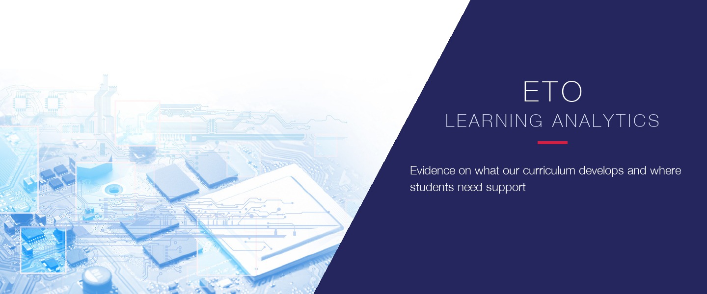 ETO Learning Analytics: evidence on what our curriculum develops and where students need support