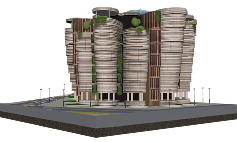 3D model of The Hive