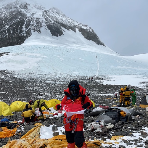 Vincere at Everest camp 4