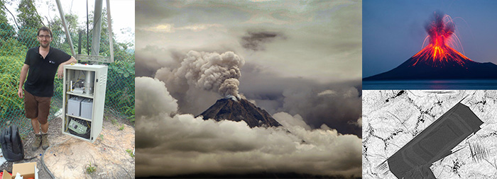 Collage volcanology