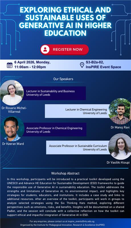 Exploring Ethical and Sustainable Uses of Generative AI in Higher Education