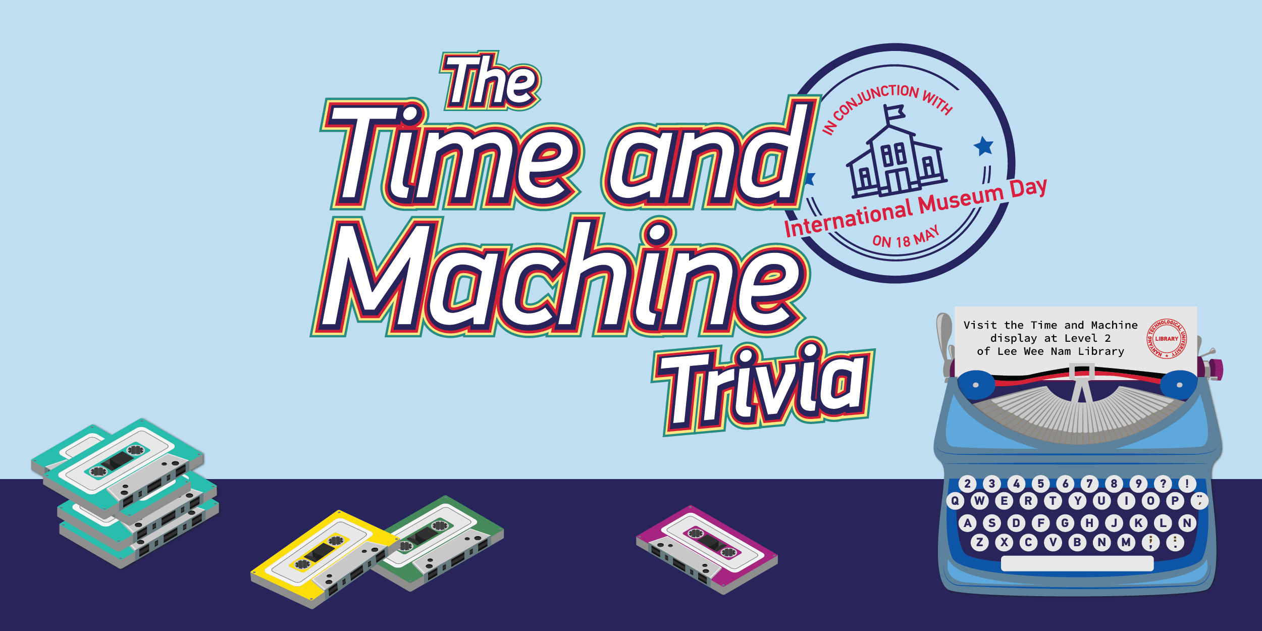 Time and Machine Trivia Website Banner Mobile
