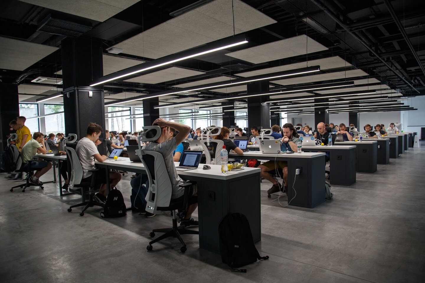 Office with workers working at their desks