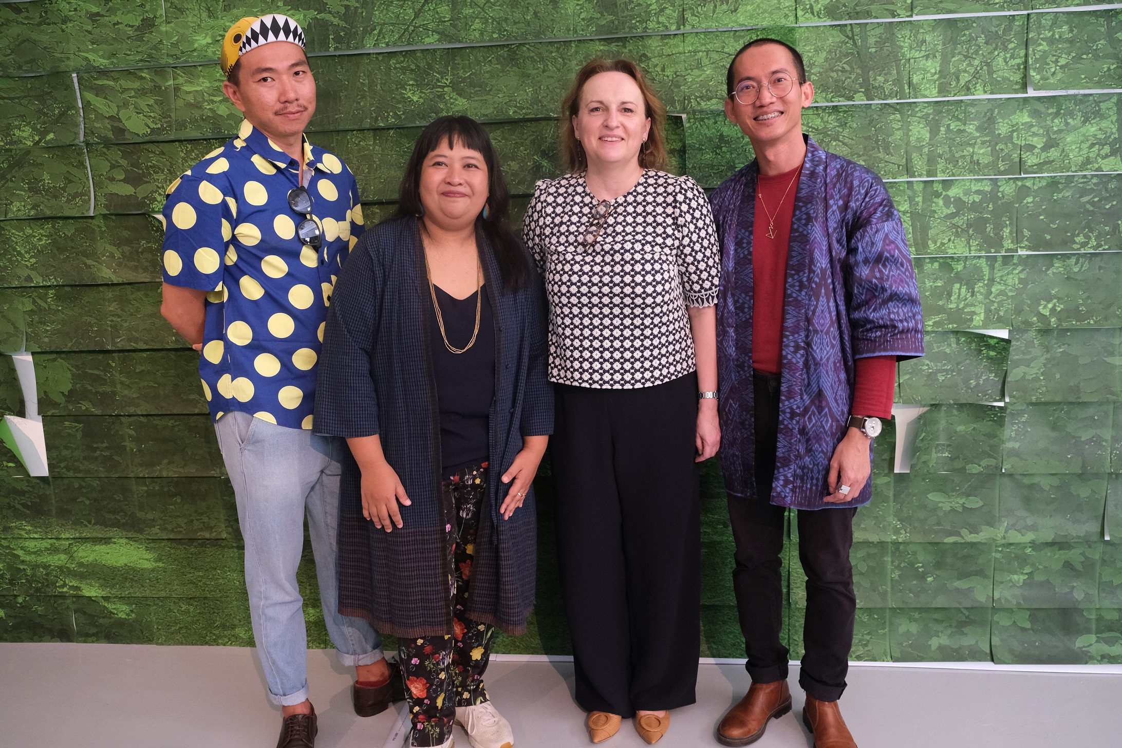 (from left to right) Hoo Fan Chon, Citra Sasmita, H.E. Iwona Piórko; and Vuth Lyno 