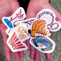 ARTease - Gashapon prize: stickers