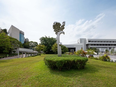 The Wind and Wings sculpture in NTU