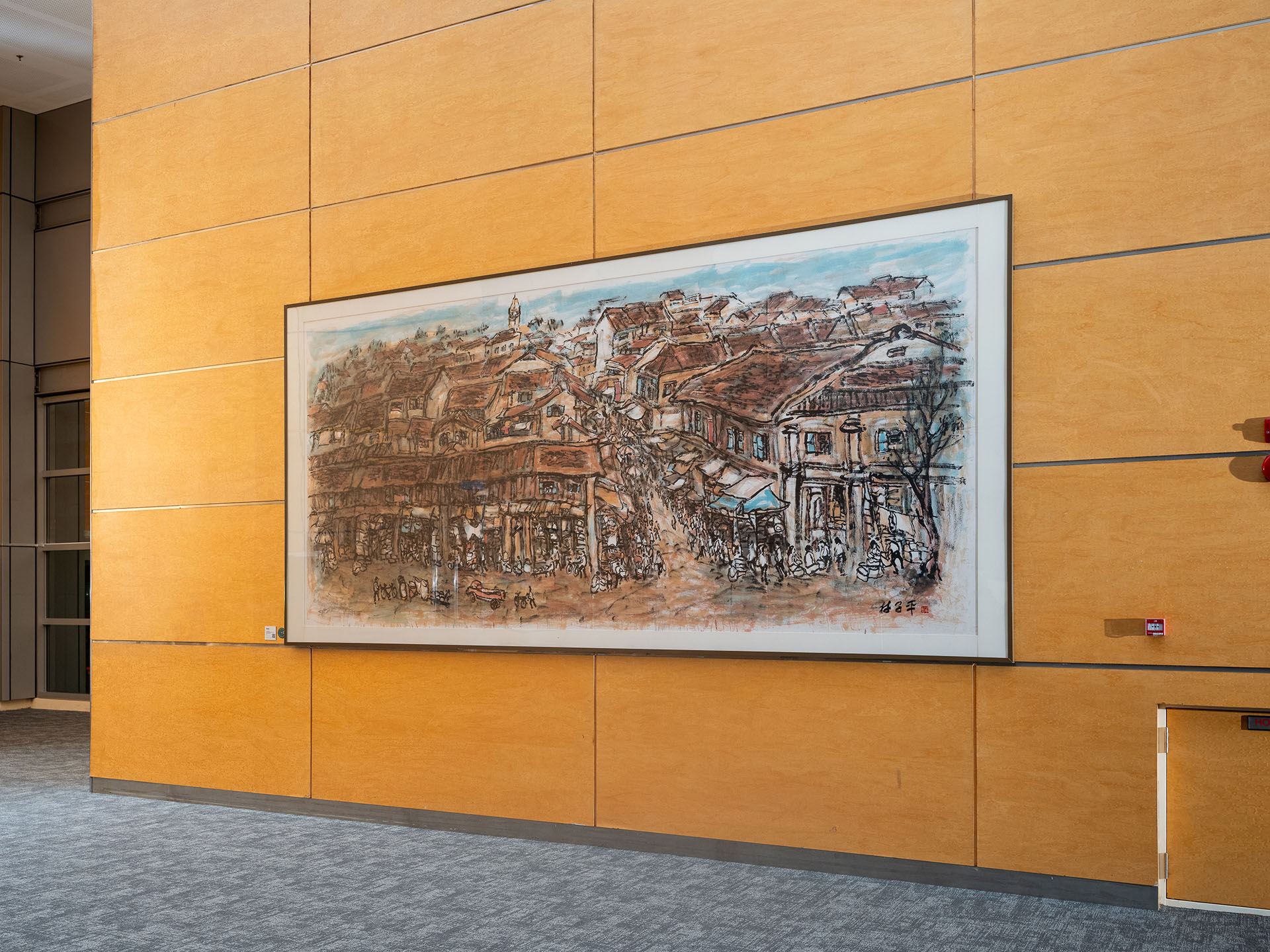 Untitled (Godown at Singapore River) by Lim Tze Peng | NTU Museum