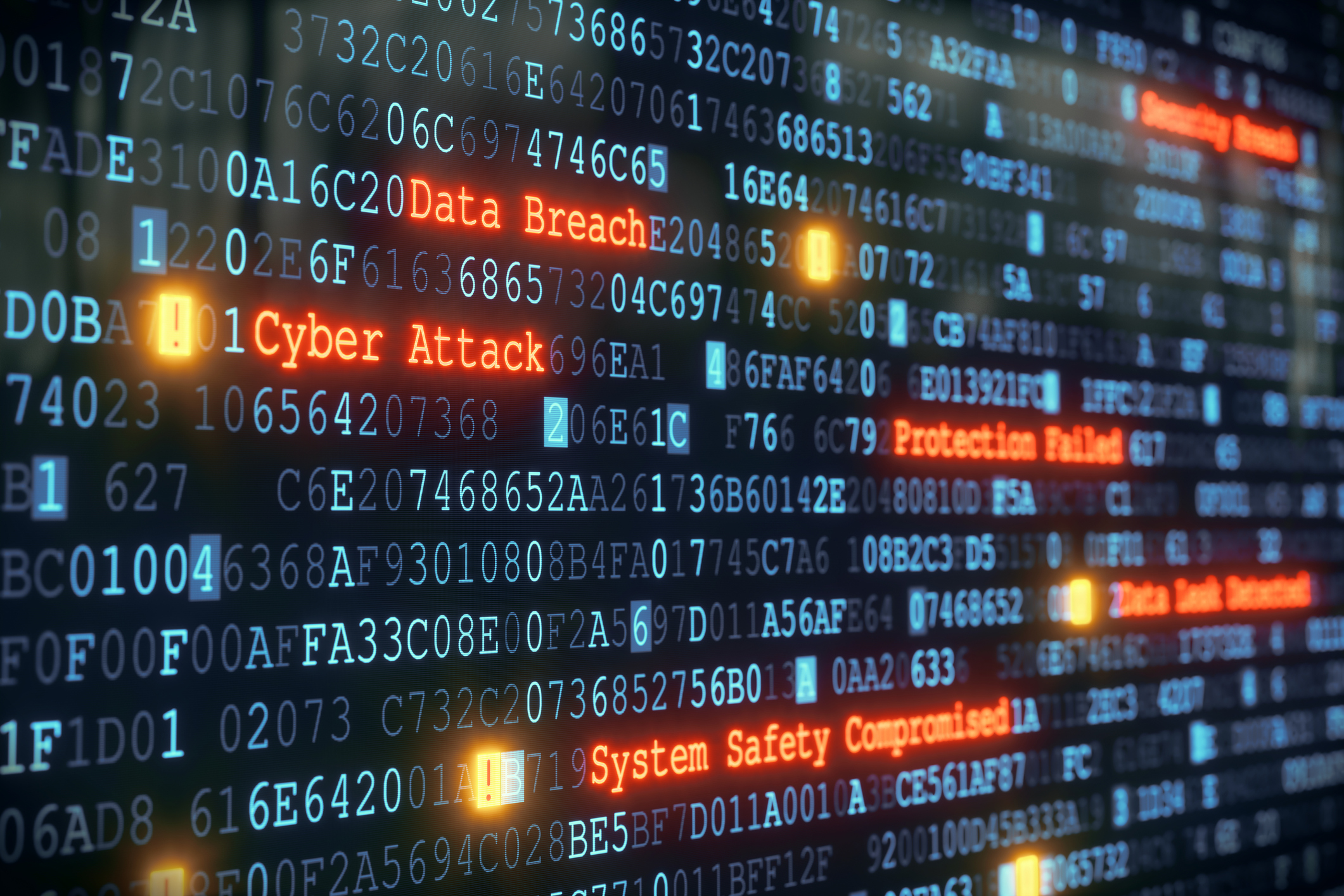 Cyber Attack A01 stock photo